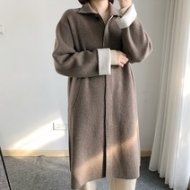 여성 캐시미어 하프 롱 코트 이탈리아 고객 맞춤형 여성용 중간 길이 코트/가 겨