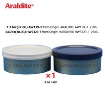 ARALDITE-자동차 엔진 압축기 고온 저항 물 및 화학 제품 수리 자석 기계 장비 ab 접착제, 01 A-1395323-2oz