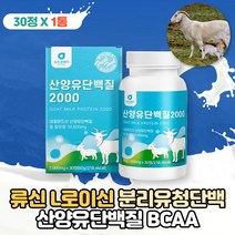 산양유 단백질 프로틴 뉴신 류신타블렛 류신단백질 루신 분리 유청 단백질 츄어블 정제 BCAA 아미노액티브 L로이신 발린 이소류신 이소로이신 밀크세라마이드 미셀라카제인 유청분말, 산양유단백질2000정 1통