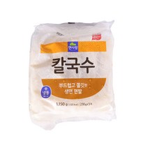 면사랑 냉동 칼국수 5입 1.15kg, 단품