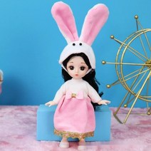 구체관절인형 마론 구관 인형 16cm 12 포인트 bjd 절묘한 3d 눈 13 움직일 수있는 공동 패션 공주 드레스 생일 선물 놀이 집 장난감 205, 8sdt6, 옷만