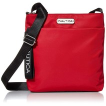 노티카 다이버 나일론 스몰 여성용 크로스바디 백 지갑 조절 가능한 스트랩 포함 블루