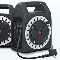 20m 오토 릴선 캠핑장 오토릴 캠핑용 용품 캠핑 리드선 연장선 전기선 usb 연장 자동, 20m 블랙, 1개