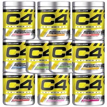 Cellucor 셀루코어 C4 오리지널 프리-워크아웃 운동 전 부스터 60서빙 10가지 맛, 390g, 1개