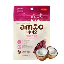 아미오 반려견 영양제 헬씨믹스 트릿 건강한 피부/윤기있는 피모, 크렌베리, 1개