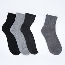 양말수다 D10007 남자 기본 무지 중목양말