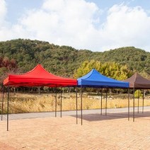 야외용 테라스 천막 조립식 자바라 천막 텐트 포차천막, DZ민자풀2.5X2.5ㅡ브베