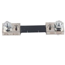 유속계 50A/100A 디지털 전압 DC 션트 미터 아날로그 전류계 저항 75mV FL-2, 02 Black