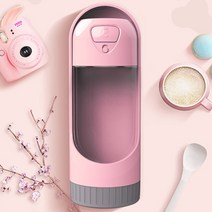 고양이수돗물 요기펫물그릇 개 대형견 반려동물 산책 물통, 슬라이딩물통[블루]
