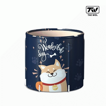 쵸코리아 반신욕기 70cm 이동식 T성인 대형 욕조세트 접이식 1 인 욕조 목욕대야 목욕통, 동물