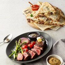 애슐리 블랙킹 스테이크 + 고르곤졸라 불고기 퀘사디아 (총 4인분 밀키트 세트)