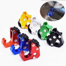 CNC 알루미늄 합금 오토바이 후크 수하물 가방 행거 헬멧 클로 병 운반 홀더 ATV 모토 액세서리, [05] 파란