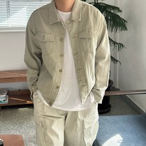 인생 코튼 자켓 봄 남친룩 아우터 남자 트러커 점퍼 사계절 오버핏 빅사이즈 톤온톤 개강룩 결혼식하객룩 데이트