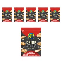 리츠 크리스프 & 씬 포테이토 앤 위트 칩 씨 솔트, 201g, 6개