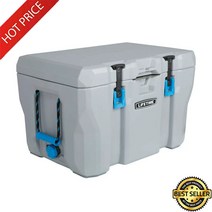 55Qt 고성능 쿨러 아이스 박스 하드 사이드 휴대용 캠핑 야외 새 제품