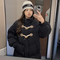 크루아상 롱 크루아상 패딩 여잔키 코트