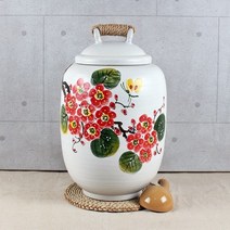 10kg들이 쌀항아리 사루비아 여주쌀항아리