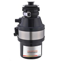 새로운 주방 음식 쓰레기 처리기 스테인레스 스틸 그라인더 재료 싱크대 기구, 01 Black_01 미국