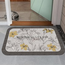 폴라도레 DIY 현관 코일매트 북유럽 발판 베란다 아파트 발코니 바닥매트, 1.90x60센치, 10.원더풀라이프