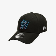 뉴에라 940 MLB 2020 핀치히터 마이애미 말린스 볼캡 블랙 12033043, 없음