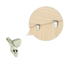 선반설치 다보피스 받침나사 10묶음 서랍다보 ㄴ나사 체결 철물 체결용못, 심플선반 다보8P