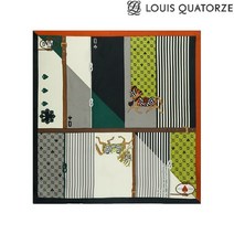 루이까또즈 [루이까또즈] 실크 쁘띠스카프 루이지에나 그린 (SA-2WSM372GR_21FW)