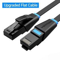 네트워크 모니터링 테스트기 Vention-Cat6 이더넷 케이블 RJ45 Cat6 랜 UTP RJ 45 네트워크 패치 노트북 라우터 코드, Upgraded Flat Cable, 25m