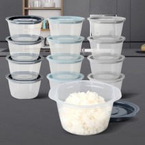 전자렌지 냉장 냉동 밥용기 275ml 13P 건조식품저장 혼밥족 눅눅함방지 소분용기 밥팩, 쿡앤밥275ml 스카이블루 13p (9,994개), 1개