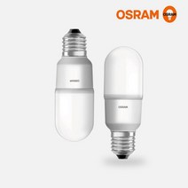 오스람 LED전구 스틱램프 전구 7W 9W 10W 12W 전구색 주백색 주광색, 오스람 LED 스틱 12W, 주광색 (하얀 빛)