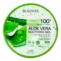 뷰미르 알로에베라 수딩 젤 100 페이스 앤 바디 피부진정 보습 300ml 280262, 상세페이지 참조