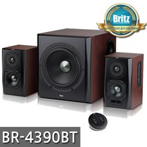 브리츠 BR-4390BT 2.1채널 Hi-Fi 블루투스스피커 150W의 강력한 출력 Optical 광출력단자 지원 무선리모컨