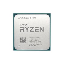 AMD Ryzen 5 5600 CPU 프로세서Ryzen 5 5600 R5 3.5 GHz 6 코어 12 스레드 CPU 프로세서 7NM 65W L3 = 32M, 한개옵션0