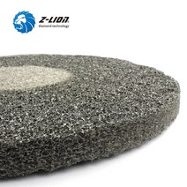 마루광택기 바닥청소 기계 Z-LION 스폰지 연마 패드 다이아몬드 휠 콘크리트 대리석 돌 바닥 청소 섬유, 01 3000