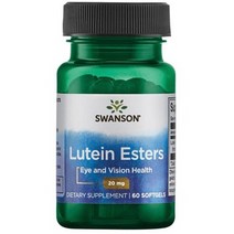 스완슨 루테인 에스터 20mg 60정 소프트젤, 1개