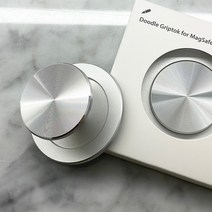 두들 맥세이프 그립톡 - 아이폰 갤럭시 탈부착 스마트 자석 거치대 홀더, Silver, 1개