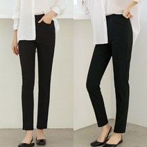 쉬즈미 여성블랙스판 분또팬츠 3타입 스키니 통바지(PTS-488) (9651959)