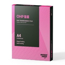 오피스존 OHP필름 A4 100mic 100매, 없음