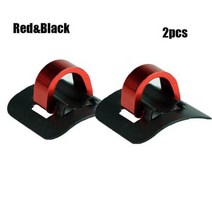 전동킥보드 전기퀵보드 부품 12 PCs 합금 케이블 타이 버클 주최자 전기 스쿠터 3 색 샤오미Mijia M365 & 프로 스케이트 보드 액세서리, 2pcs - red black