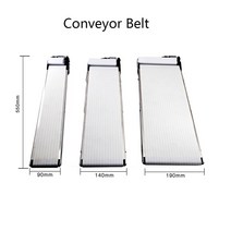 컨베이어벨트 컨베이어 자바라컨베이어 컨베어 550mm 자동 판매기 컨베이어 전원 공급 장치 폭 90mm 140mm, 01 US Plug_03 Width 190mm