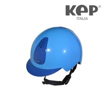 [Kep] 어린이 승마헬멧 (Keppy Helmet), Light Blue and Blue S, 1개