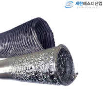 덕트 닥트호스 자바라 플랙시블 후렉시블 200mm 250mm 300mm 5M, TP(천)후렉시블 250mmX5M