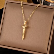 저스트업 316L 스테인레스 스틸 드림 캐처 지르콘 깃털 펜던트 목걸이 여성 패션 걸스 체인 생일 보석 선물