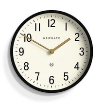뉴게이트 NEWGATE 레트로 벽시계 인테리어 벽시계 영국 발송, 검은색
