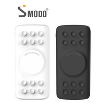 [에스모도] 300 고속 무선 충전 흡착 10000mAh 보조배터리, 화이트
