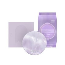 미샤 글로우 레이어링 핏 쿠션 본품 + 리필 세트, 21호 바닐라, 1세트