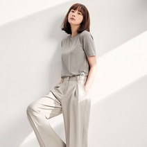 탑텐 여성 텐셀 스판 반팔 티_MSC2TS2005 MSC2TS2005 121085