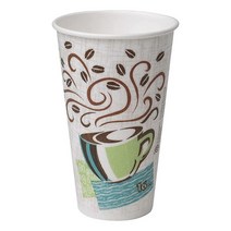 Georgia-Pacific 5356DX Dixie PerfecTouch 473.2ml (16온스) 프로 단열 페이퍼 핫 커피 컵 헤이즈 500개 (슬리브 당 25컵 케이스