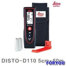 라이카 레이저 거리측정기 DISTO-D110 5cm-60m ±1.5mm 블루투스 (1EA)