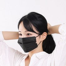 아이리스 코리아 블랙 검정 일회용 일반 덴탈 마스크 PN-40PB, ② 미인마스크, 대형 베이지 100매