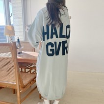 민트샵 GVR후드롱 여성원피스 후드원피스 홈웨어 봄 잠옷 여행 휴가 수면